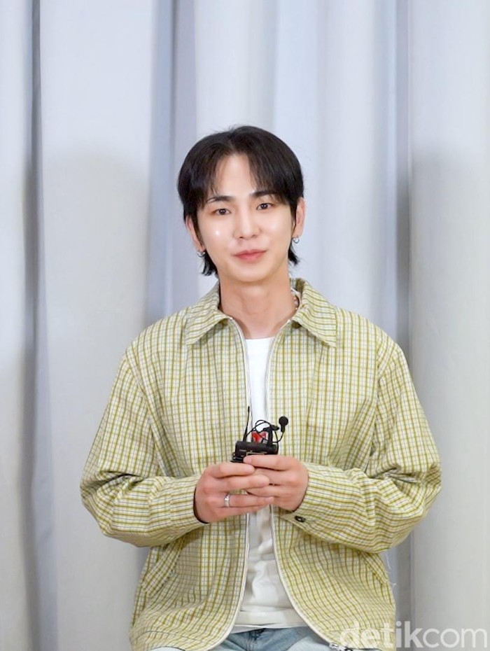 Key SHINee Key SHINee saat wawnacara eksklusif dengan detikpop.