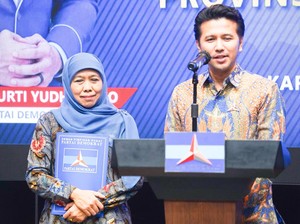 Resmi Terima Rekom Demokrat Sepaket dengan Emil Dardak, Ini Kata Khofifah