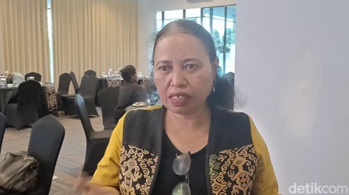 Koordinator Divisi (Kordiv) Pencegahan, Partisipasi Masyarakat dan Humas Bawaslu Kabupaten Kupang, Maria Yulita Sarina. (Foto: Simon Selly/detikBali)