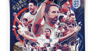 Akun X resmi Inggris pun merayakannya dengan gegap gempita. Foto: Twitter