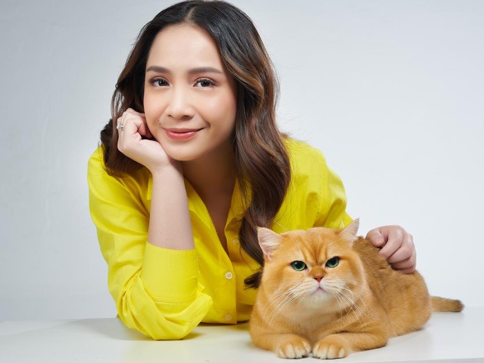 Nagita Slavina dan Kucing