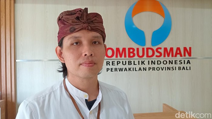 Pelaksana harian (Plh) Kepala Ombudsman Bali I Gede Febri Putra ditemui detikBali di Denpasar, Kamis (11/7/2024).