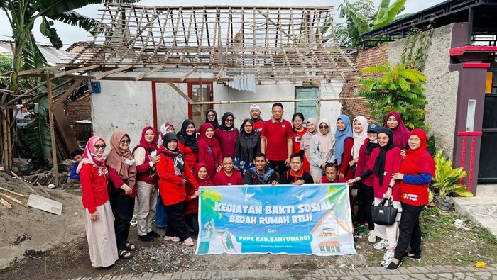 PPPK Bantu bedah rumah warga di Banyuwangi