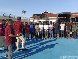 Terdampar di Rote, Puluhan Imigran Gelap Ditampung di Rudenim Kupang