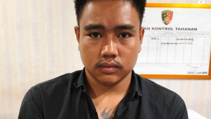 Rahma Rizki saat diamankan polisi