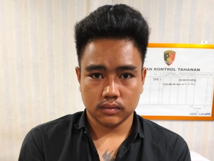 Rahma Rizki saat diamankan polisi