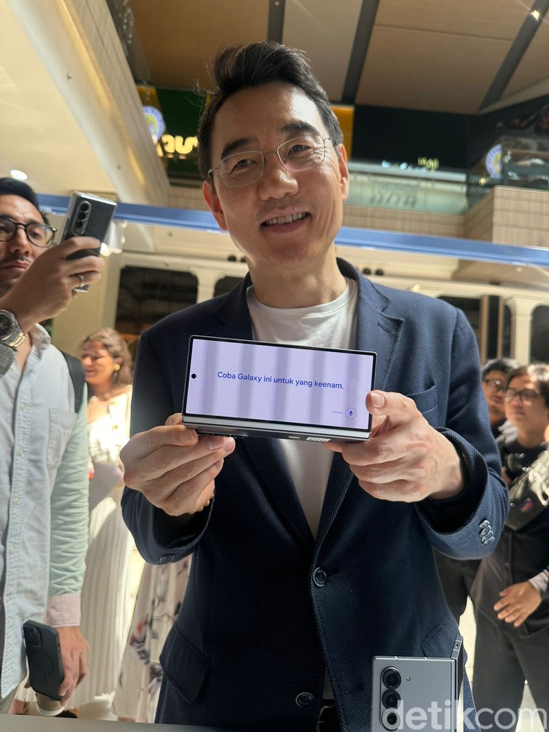 Harry Lee, President Samsung Electronics Indonesia, di Galaxy Experience Space