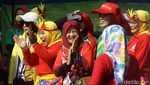 Semangat Para Emak-emak Ikut Senam Kreasi Kicir-kicir