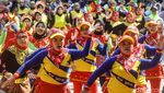Semangat Para Emak-emak Ikut Senam Kreasi Kicir-kicir