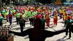 Semangat Para Emak-emak Ikut Senam Kreasi Kicir-kicir