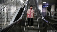 Program Train to Apocalypse digelar di Stasiun Pegangsaan Dua dan Velodrome Light Rapid Transit (LRT) Jakarta Timur, Kamis (11/7/2024).