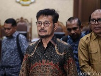 Tok! SYL Divonis 10 Tahun Penjara