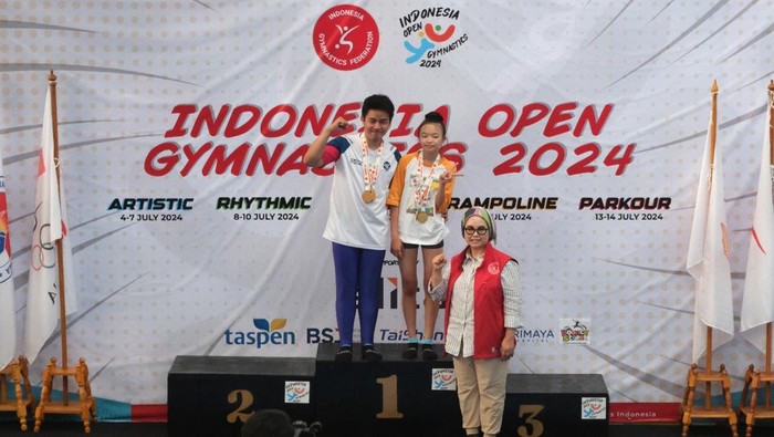 3rd Indonesia Open 2024 disiplin trampolin