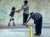 Asyik... Ada Skatepark di Taman Kota Cibinong