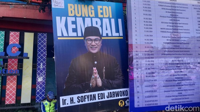 Baliho Wawali Malang M Sofyan Edi Jarwoko mulai bertebaran jelang Pilwali 2024.