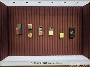Ginting & 17.000 Atlet Bakal Dapat Galaxy Z Flip 6 Edisi Olimpiade Paris