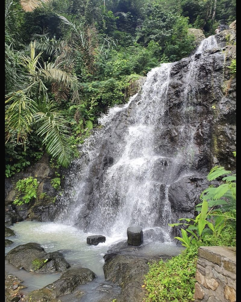 Gembleng Waterfall di Karangasem Bali. (Tangkapan layar Google Earth/Alisha Kopp)