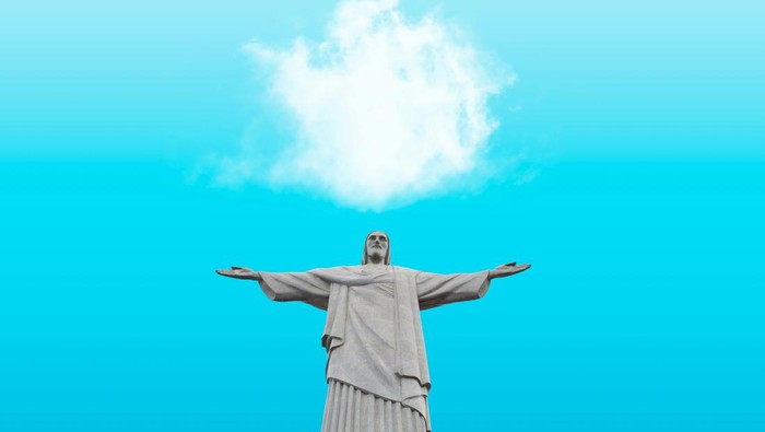 ilustrasi patung Yesus