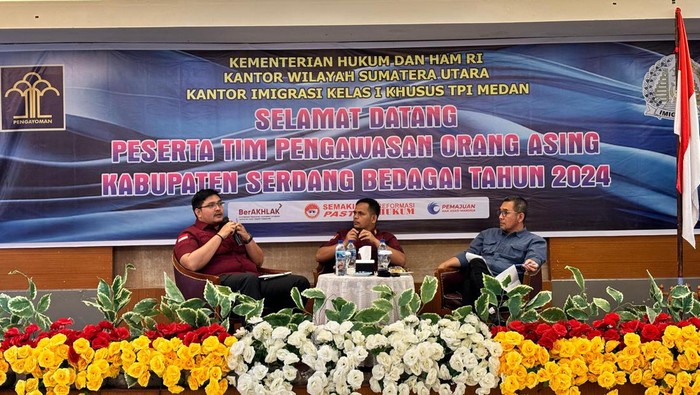 Imigrasi Medan menggelar rapat Timpora di Sergai