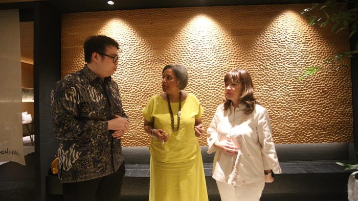 Kamar Dagang dan Industri (Kadin) Indonesia bertemu Asisten Menteri Keuangan AS Alexia Latortue pada Kamis (11/7).