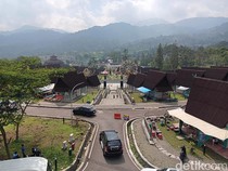 Potret Rest Area Gunung Mas Tempat Relokasi PKL Puncak