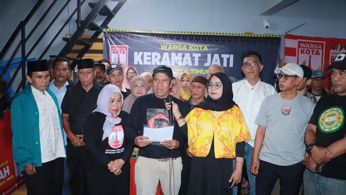 Relawan Anies di Kramat Jati