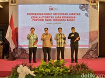 Rudi Sulistyo Dikukuhkan Sebagai Kepala OJK NTB