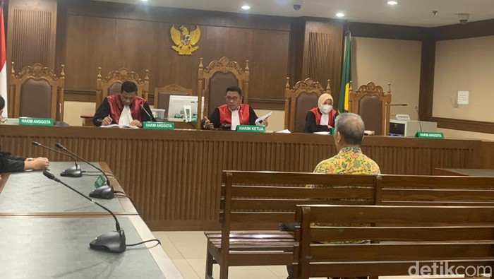 Sidang tuntutan Dirut PT Sansaine Exindo, Jemy Sutijawan. (Mulia Budi/detikcom)
