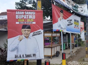 Banner Abah Sanusi Bertebaran Jelang Pilbup Malang, Ini Kata Pengamat UB
