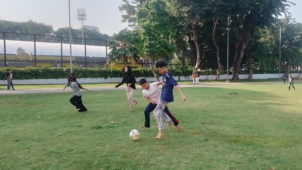 Menghabiskan akhir pekan di Lapangan Banteng, Jakarta Pusat