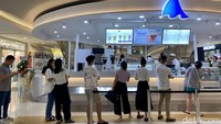 Adalah Blu Shaak, kafe asal Korea Selatan yang baru buka di Jakarta. Kafe ini dapat kamu temui di Mall Central Park, lantai 2, Jakarta Barat. Foto: detikcom/Riska Fitria