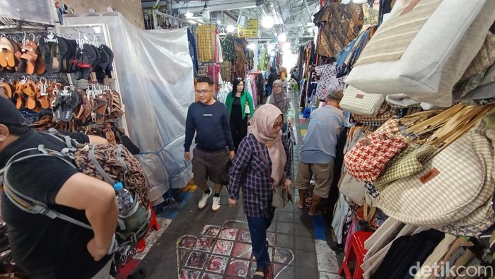 Suasana Teras Malioboro 2 pasca aksi berjualan di selasar pedestrian Malioboro, Sabtu (13/7/2024).