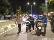 Suroan Agung di Bojonegoro Kondusif, 127 Motor Pesilat Penggembira Ditilang