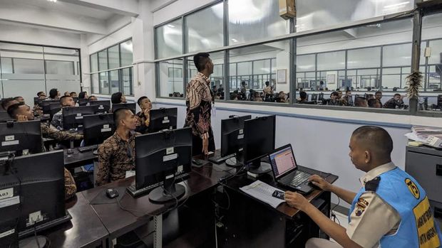 Sebanyak 492 calon taruna dan taruni Akademi Kepolisian (Akpol) mengikuti gladi bersih tahapan Tes Akademik dan Asesmen Mental Ideologi tingkat pusat (Foto: Dok. SSDM Polri)