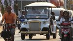 Serunya Keliling Kota Lama Surabaya Naik Mobil Listrik Wisata Toer Wagen