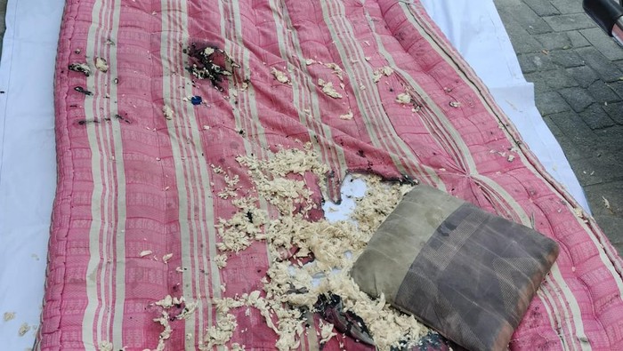 Suami di Kediri siram air keras istri dan anak