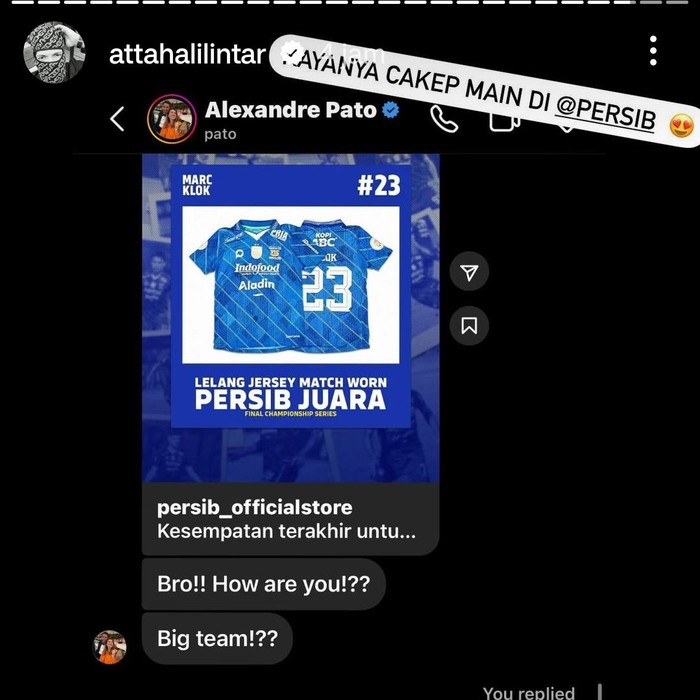 Tangkapan layar IG Atta Halilintar