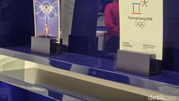 Ada kartu post Olimpiade Seoul 1998 dan PyeongChang 2018 Foto: detikINET/Adi Fida Rachman