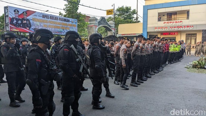 Apel siaga personel gabungan amankan pengesahan warga baru PSHT.