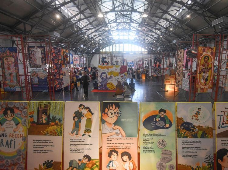 Melihat Pameran Suvenir Berbasis Ilustrasi