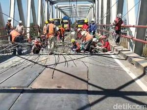 Jembatan Poncol Brebes Ditutup, Lalu Lintas Pejagan-Purwokerto Dialihkan