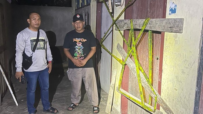 Rumah diduga tempat transaksi narkoba di Lorong Jahit, Kota Jambi  disegel polisi