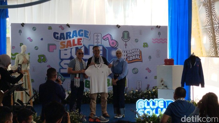 Zulhas melelang kaus favoritnya, harganya Rp 10 juta (Maulana Ilhami Fawdi/detikcom)