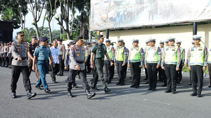 Apel gelar pasukan di Mapolda Bangka Belitung