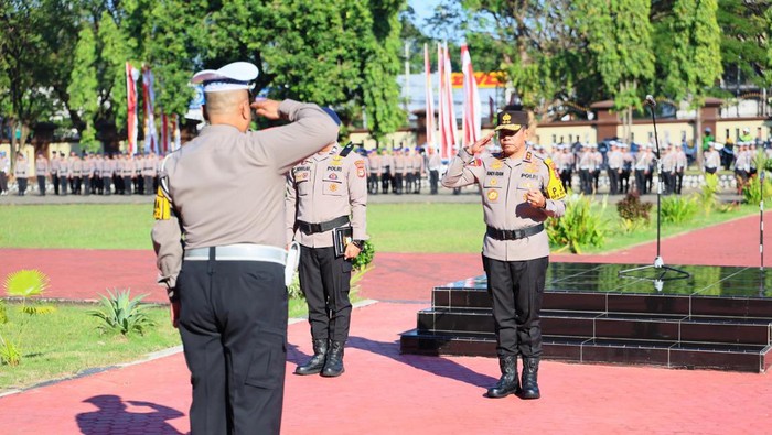 Apel Gelar Pasukan Operasi Patuh Polda Sulsel 2024. Dokumen Istimewa