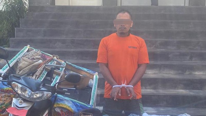 Bakir, pelaku pencurian meteran air di Kota Malang yang meresahkan warga