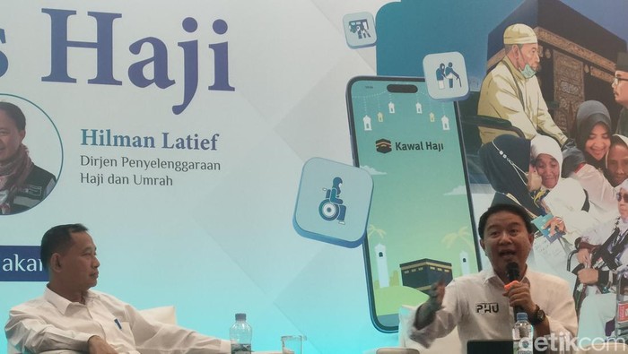 Dirjen Penyelenggaraan Haji dan Umrah Kemenag, Hilman Latief (Dwi/detikcom)
