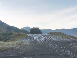 Embun Upas Selimuti Bromo, Simak Waktu Kemunculannya