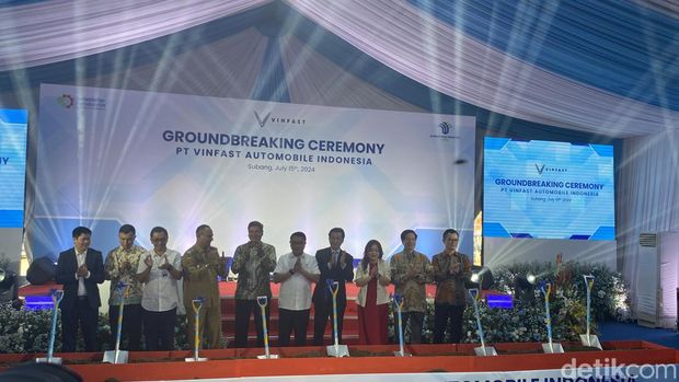 Ground Breaking Pabrik VinFast di Subang