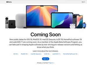 Apple Buka Pendaftaran Public Beta iOS 18, iPadOS 18 dan macOS Sequoia